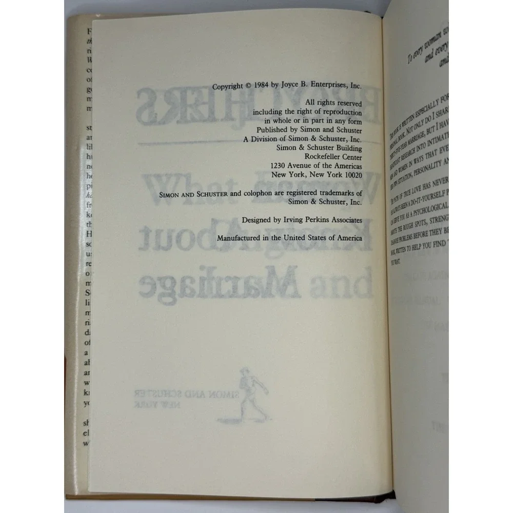 Dr Joyce Brothers What Every Woman Ought to Know Hardcover Simon & Schuster 198…